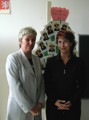 místopředsedkyně maturitní komise pro 4.S Mgr. Eva Sadílková a předsedkyně maturitní komise Mgr. Ladislava Ondráčková 