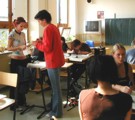 vedouc projektu Mgr. Olga Vydrov se studenty pi vrob drobnch drk