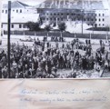 fotografie a z�pis z kroniky - shrom�d�n� ��k� a rodi�� p�ed �kolou 1. z��� 1957