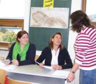 organiztorka akce Ing. Brigita Zajkov (vpravo) pi komunikaci s holandskmi kolegynmi